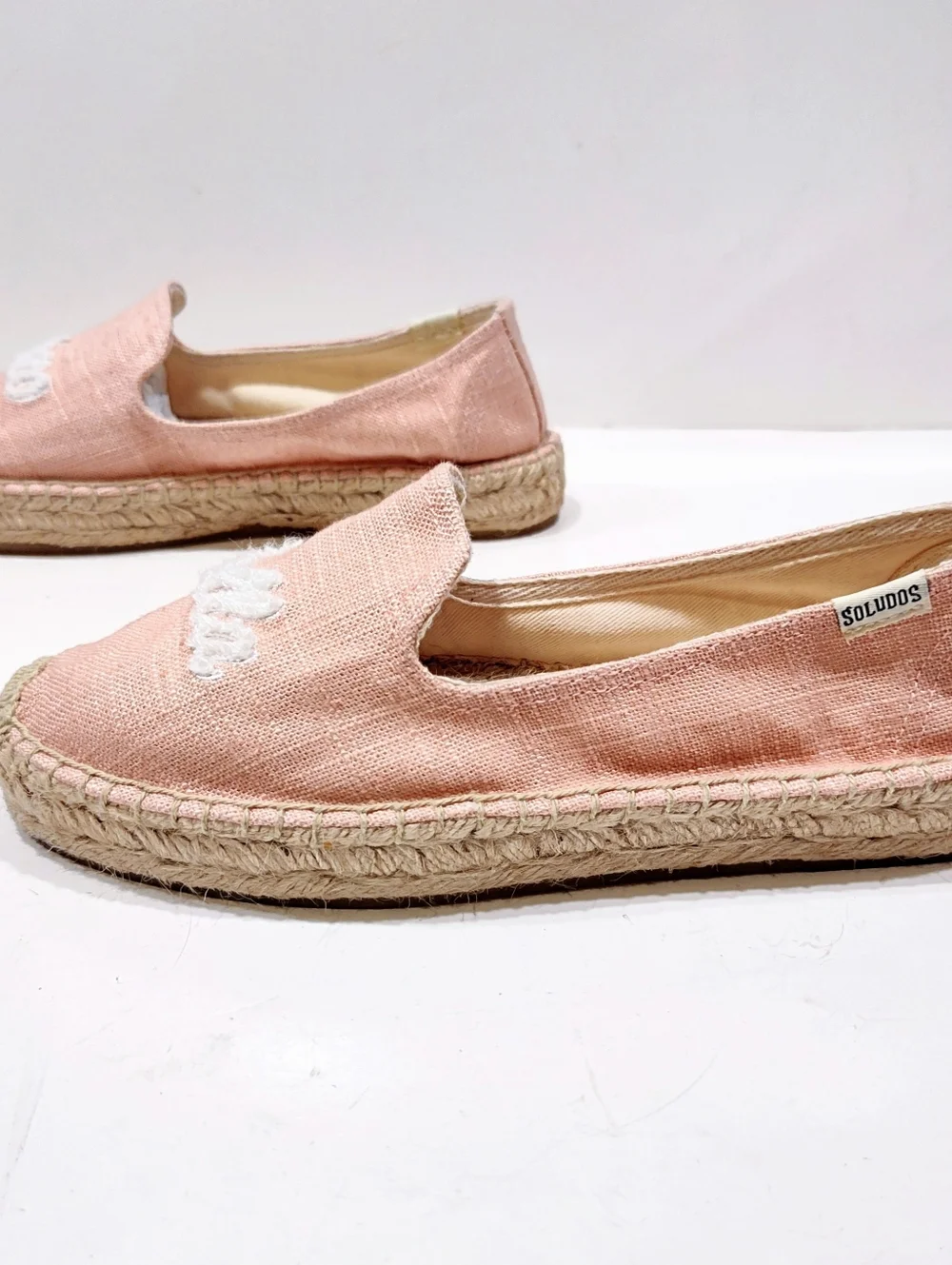 Soludos Pink 'ciao bella' Espadrilles